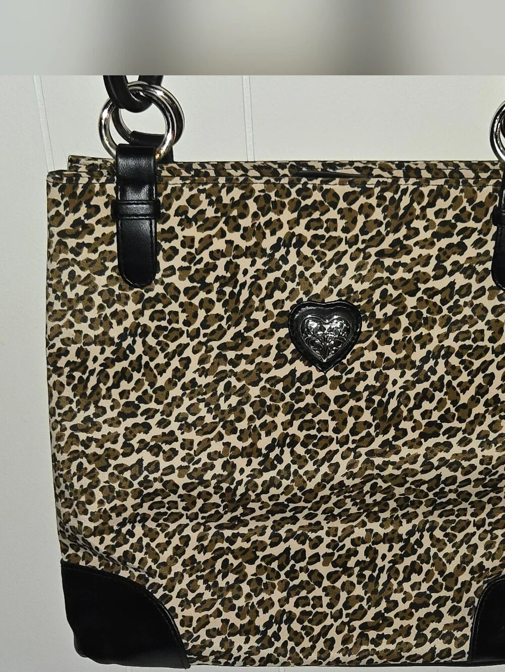 Set/2 Nine West It Girl Tote Bag & No Name Leopard Print Bag